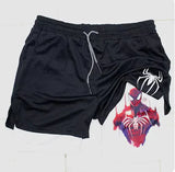 Marvel Spider-Man Venom Gym Shorts Men Fitness - My Anime Haven