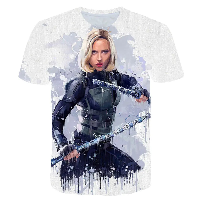 Captain Marvel Short Sleeve T-Shirt - Summer Collection
