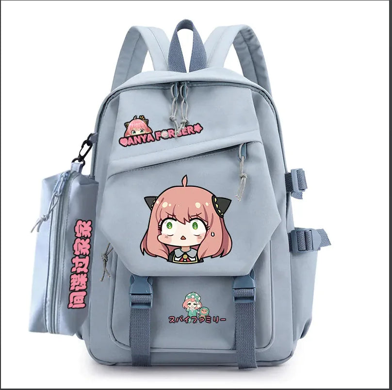 Anya Forger Spy Family Backpack (Dual Shoulder Straps)