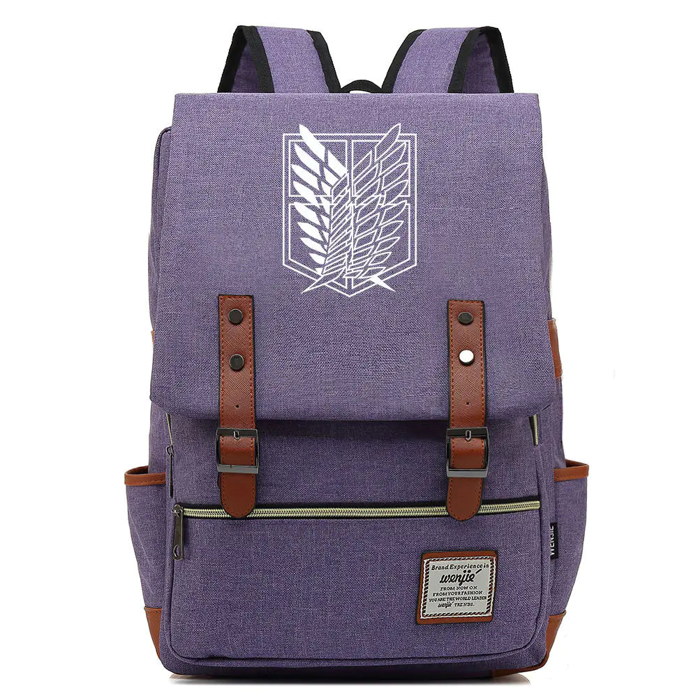 Attack on Titan Anime Backpack for Students, Unisex - My Anime Haven