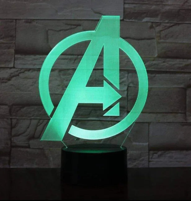 Marvel Avengers 3D Colorful LED Night Light