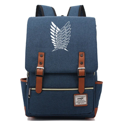 Attack on Titan Anime Backpack for Students, Unisex - My Anime Haven