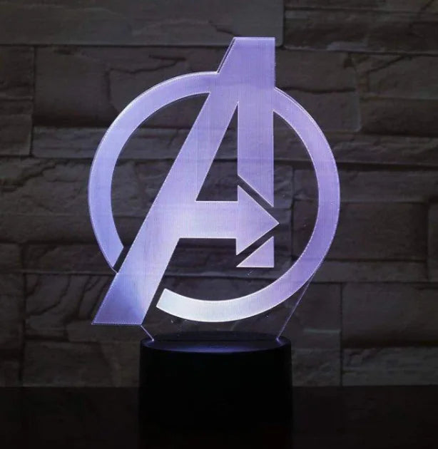 Marvel Avengers 3D Colorful LED Night Light