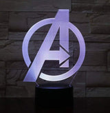 Marvel Avengers 3D Colorful LED Night Light