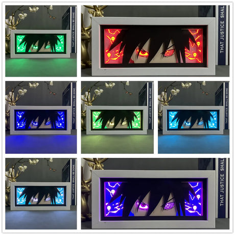3D Anime LED Light Box: Naruto Figures Lamp - My Anime Haven