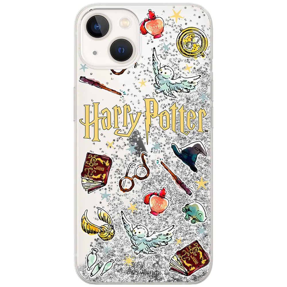 ERT GROUP Mobile Phone case for Apple iPhone 13 Original and Officially Licensed Harry Potter Pattern Harry Potter 226 optimally adapted to The Mobile Phone with Glitter Overflow Effect