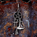 Vintage Harry Potter Punk Magic Earrings with Stars