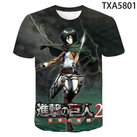 Attack On Titan Unisex Crew Neck T-Shirt - My Anime Haven