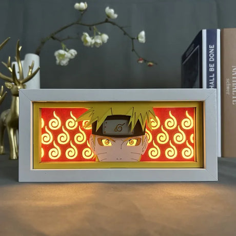 3D Anime LED Light Box: Naruto Figures Lamp - My Anime Haven