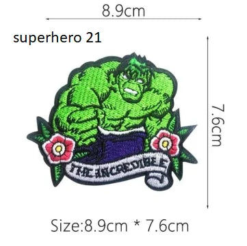 DC & Marvel Embroidered Heat Patches - My Anime Haven