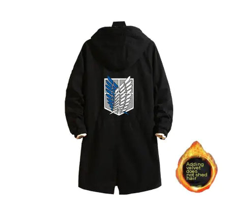 Attack on Titan Long Trench Coat - Eren, Levi, Armin - My Anime Haven