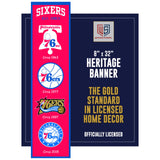 NBA Philadelphia 76ers Heritage Banner