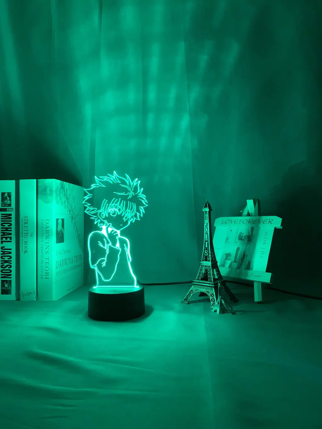 3D Hunter Killua Touch Control USB Night Light