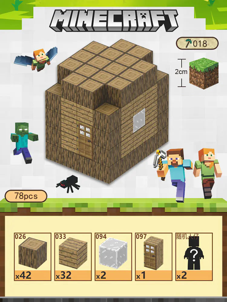 2023 New Minecraft Magnetic Building Blocks Set