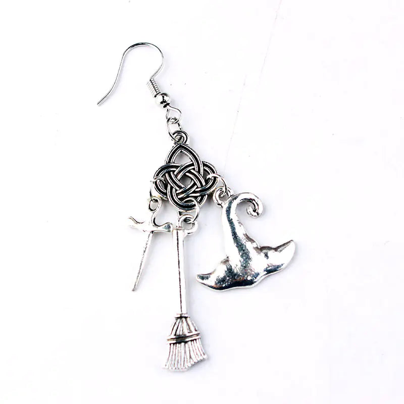 Vintage Harry Potter Punk Magic Earrings with Stars