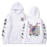 Attack On Titan Wings Of Liberty Sakura Graphic Hoodies - My Anime Haven