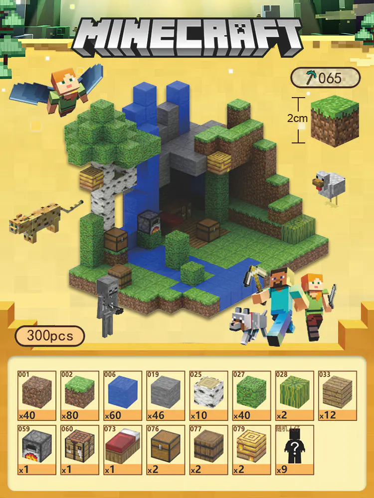 2023 New Minecraft Magnetic Building Blocks Set