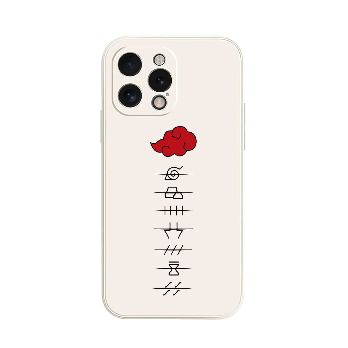 for iPhone 11 Pro Case Anime Cool Soft Silicone Shockproof Protective Manga Phone Case for iPhone 11 Pro Slim Thin CoverWhite