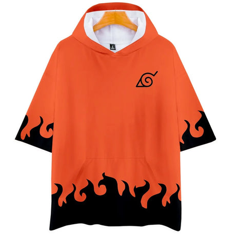 3D Naruto Harajuku Kawaii Hooded T-shirts - My Anime Haven