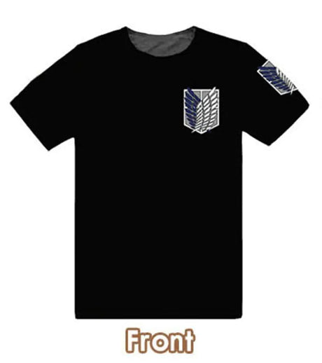 Attack on Titan Short Sleeve Cotton T-Shirt - My Anime Haven