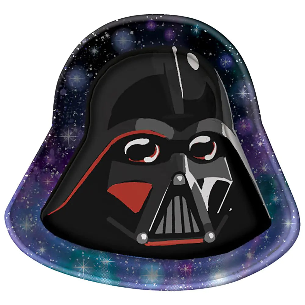 Amscan Star Wars Galaxy of Adventures Plates 7" - 8 Count - Shaped Plates Set Visually Stunning Tableware for Parties and Celebrations