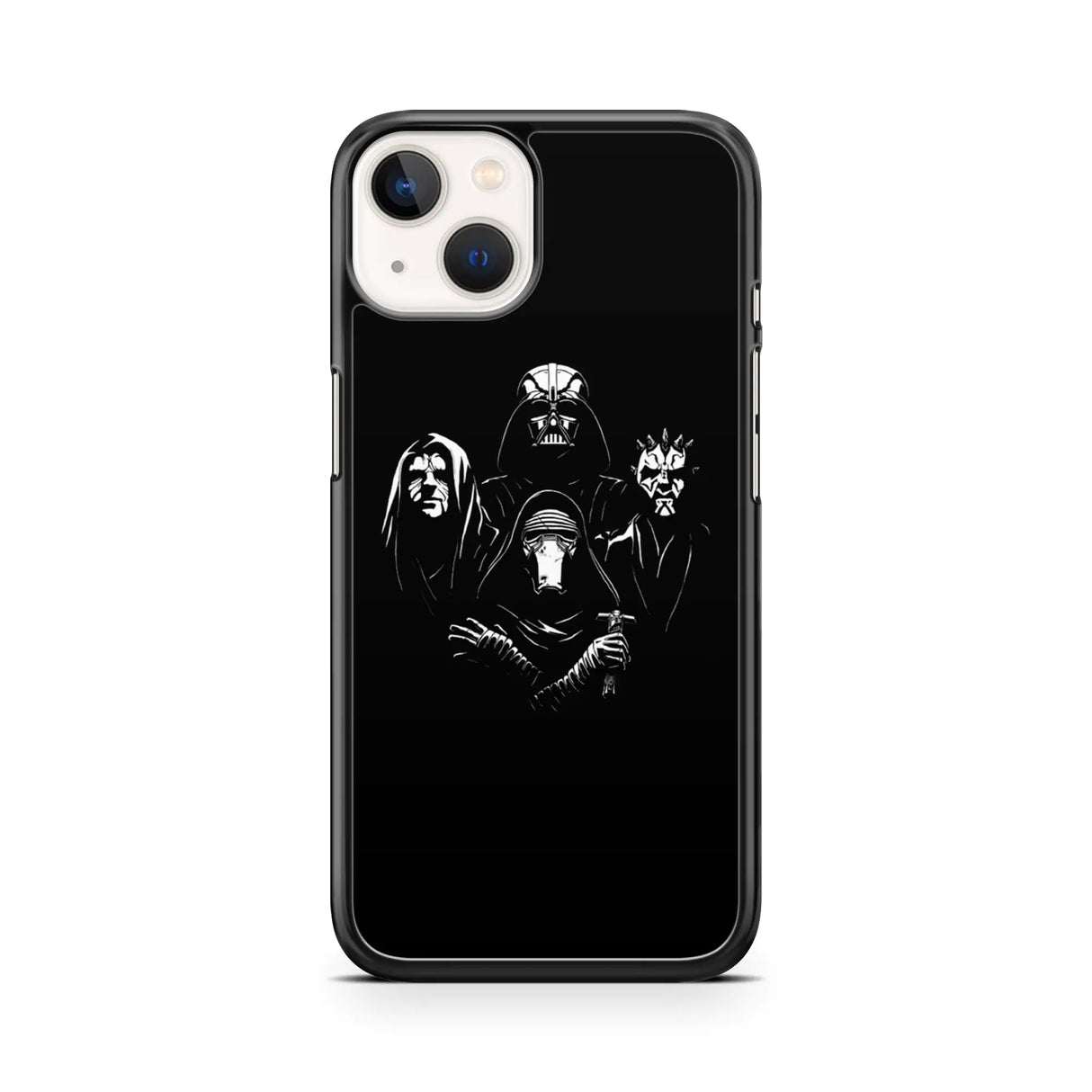 Cute Star-Wars Characters Dark Side Sith Lord Kawaii Pattern Shockproof Case Compatible with iPhone 14 Plus 6.7in TPU SW30 (Dark Side)