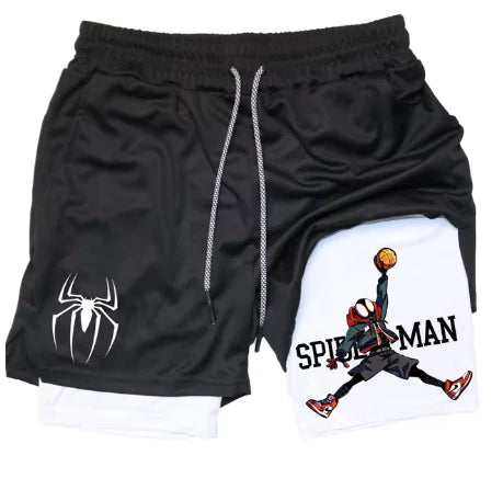 Marvel Spider-Man Venom Gym Shorts Men Fitness - My Anime Haven