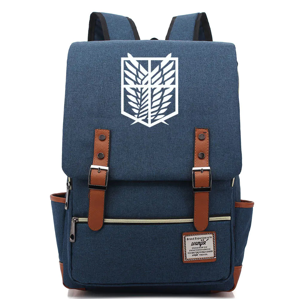 Attack on Titan Anime Backpack for Students, Unisex - My Anime Haven