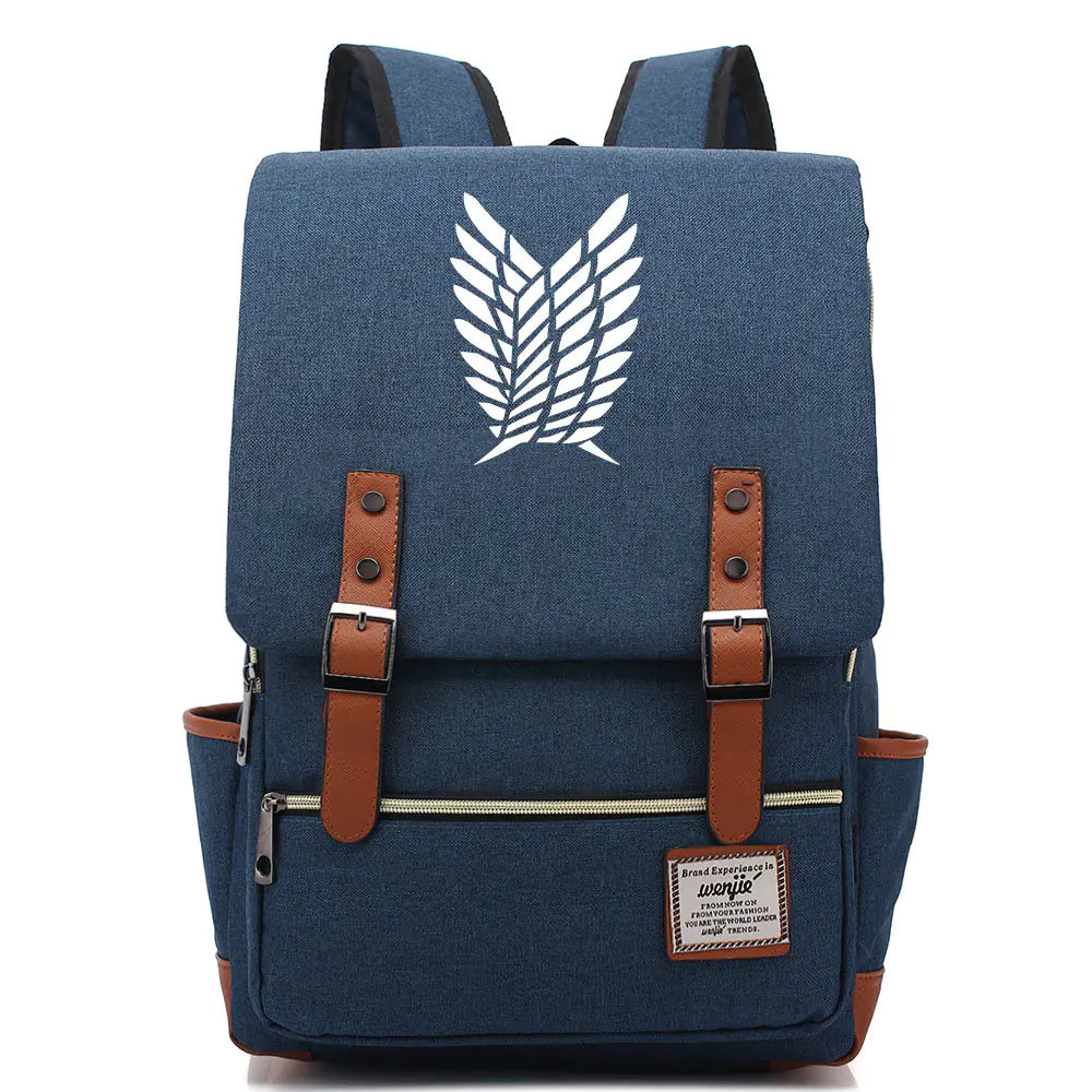 Attack on Titan Anime Backpack for Students, Unisex - My Anime Haven