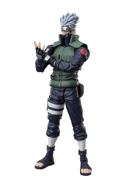TAMASHII NATIONS - Naruto Shippuden - Kakashi Hatake (The famed Sharingan Hero) Bandai Spirits S.H.Figuarts Action Figure - My Anime Haven
