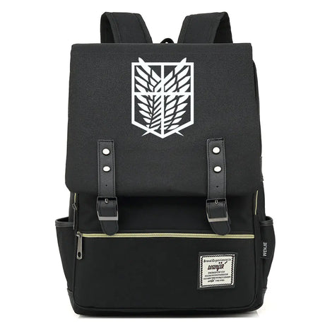 Attack on Titan Anime Backpack for Students, Unisex - My Anime Haven