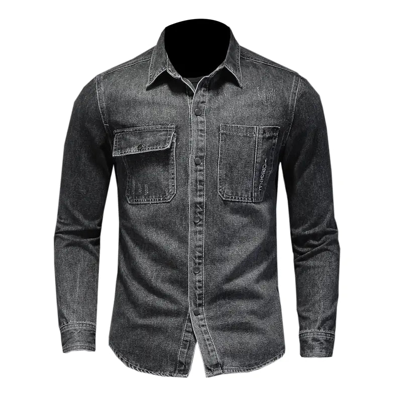 Marvel Venom Denim Shirt for Men - Stylish Fall Jacket