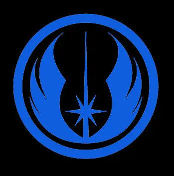 CCI Star Wars Jedi Order Logo Decal Vinyl Sticker|Cars Trucks Vans Walls Laptop| Blue |5.5 x 5.25 in|CCI1538