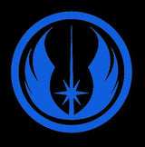 CCI Star Wars Jedi Order Logo Decal Vinyl Sticker|Cars Trucks Vans Walls Laptop| Blue |5.5 x 5.25 in|CCI1538