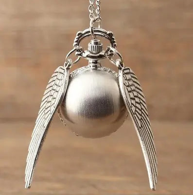 Harry Potter Golden Snitch Pocket Watch Necklace