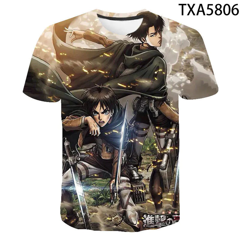 Attack On Titan Unisex Crew Neck T-Shirt - My Anime Haven