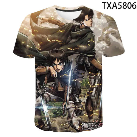Attack On Titan Unisex Crew Neck T-Shirt - My Anime Haven