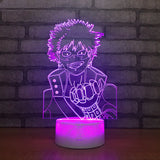 3D My Hero Academia Shoto Todoroki LED Night Light - My Anime Haven