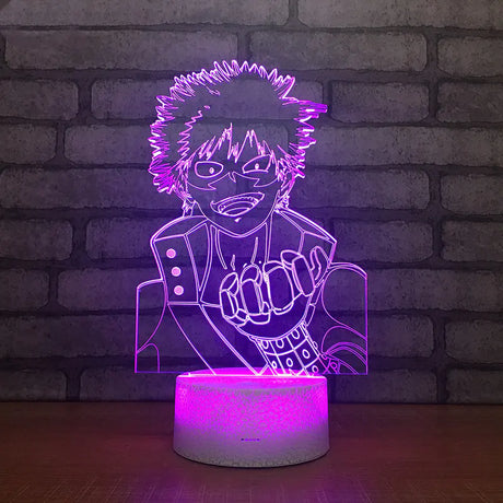 3D My Hero Academia Shoto Todoroki LED Night Light - My Anime Haven