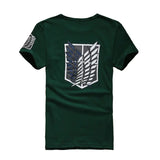 Attack on Titan Short Sleeve Cotton T-Shirt - My Anime Haven