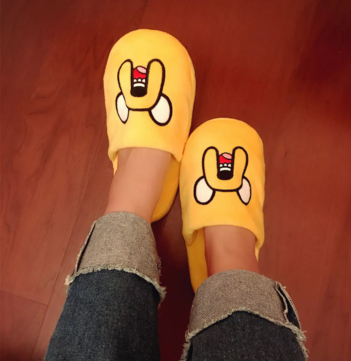 Adventure Time Finn and Jake Plush Slippers for Kids