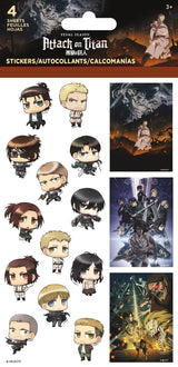 Attack on Titan - 4-Sheet Standard Stickers - My Anime Haven