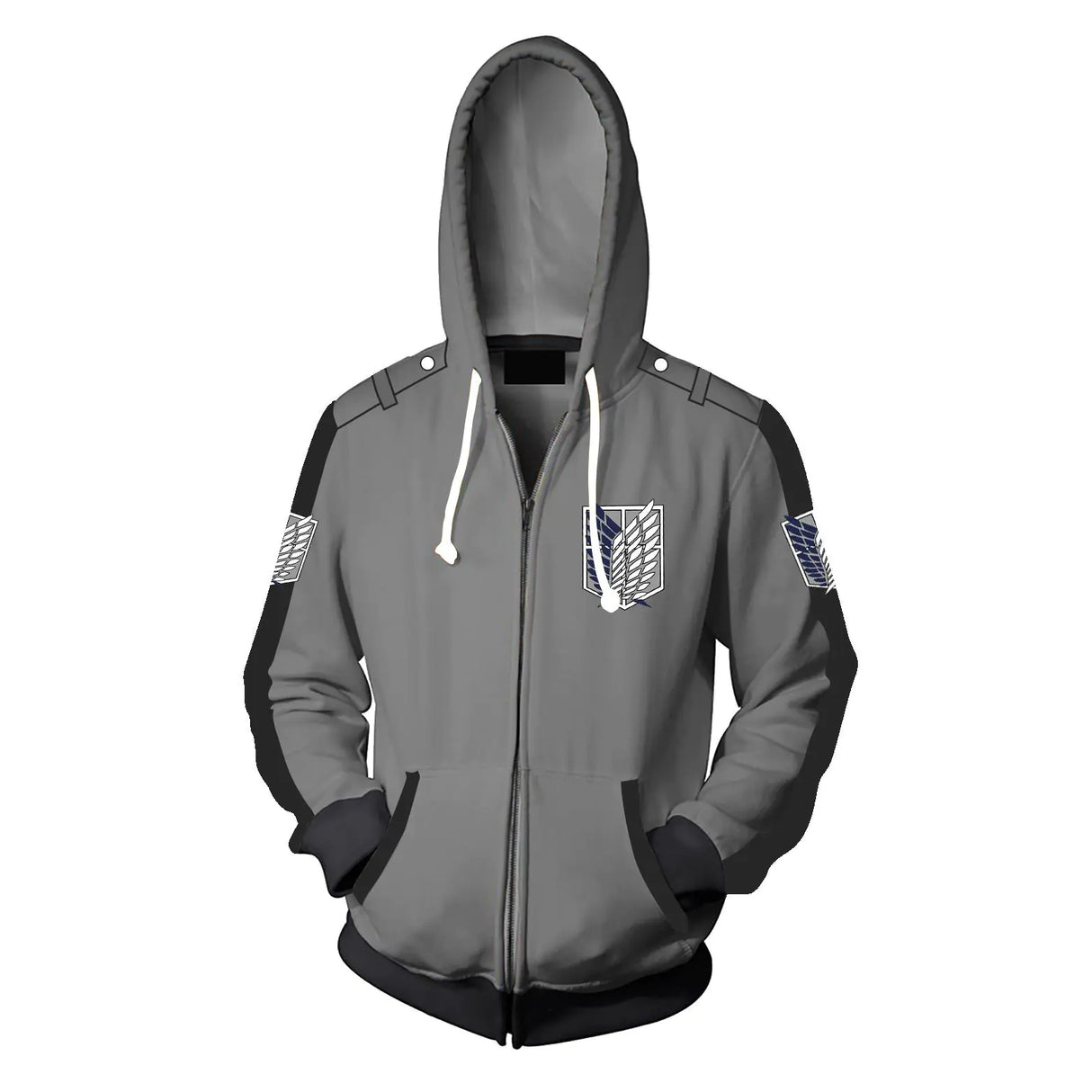3D Printed Japanese Attack on Titan Hoodie Sweater
