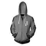 3D Printed Japanese Attack on Titan Hoodie Sweater