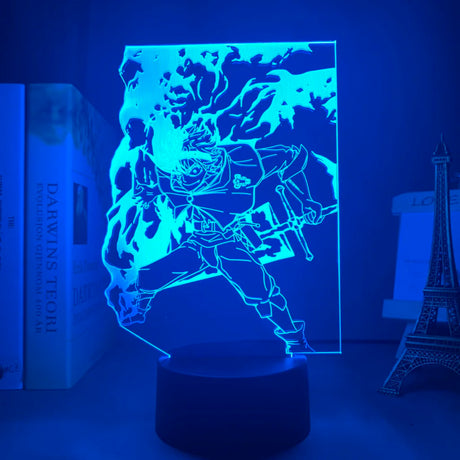 3D Lamp Anime Black Clover Asta Light - My Anime Haven
