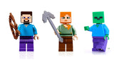 LEGO Minecraft Combo Pack - Steve Alex and Zombie Minifigures 11 pcs