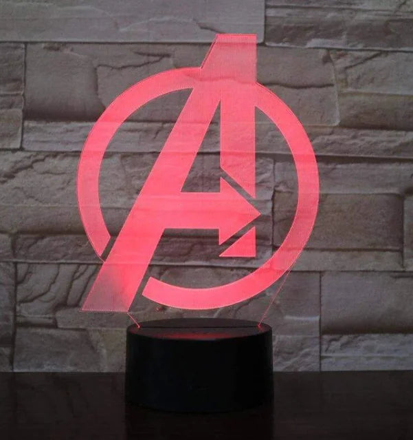 Marvel Avengers 3D Colorful LED Night Light