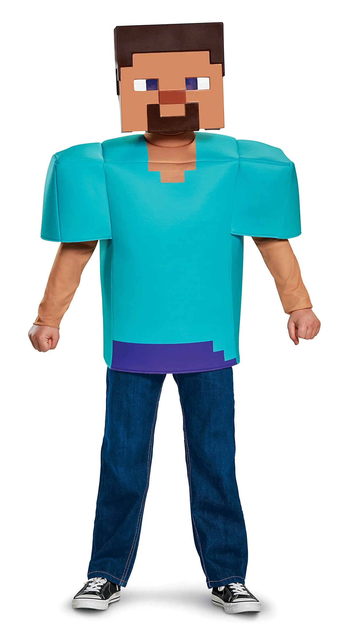 Steve Classic Minecraft Costume Multicolor Medium (7-8)