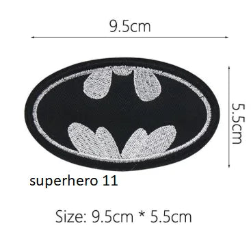DC & Marvel Embroidered Heat Patches - My Anime Haven