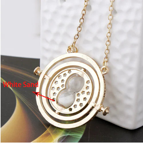 Harry Potter Hourglass Necklace - Time Turner Design